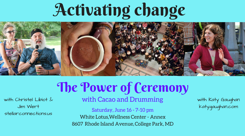 The Power of Ceremony with Cacao and Drumming